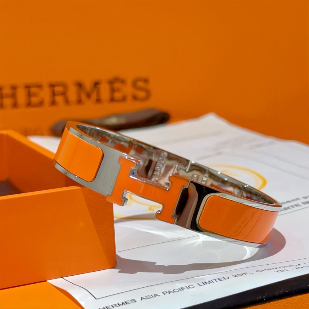 HERMES ブレスレット オレンジ 2色入 💎 - 画像 6