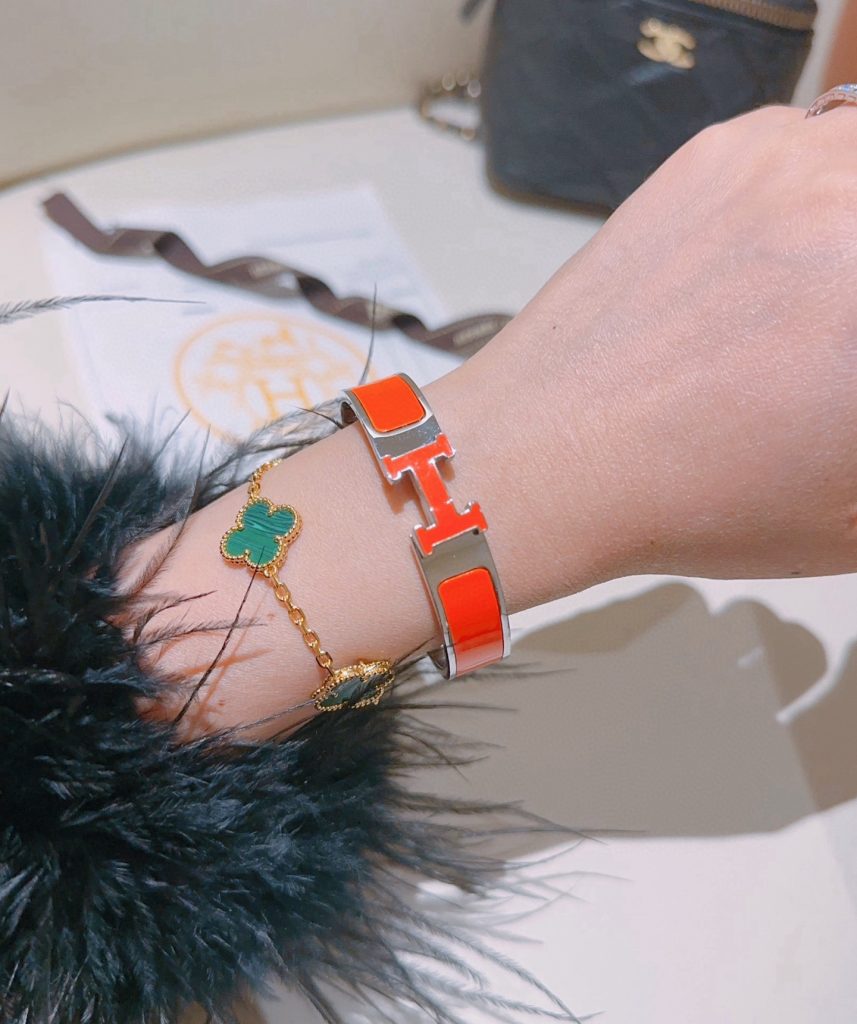 HERMES ブレスレット オレンジ 2色入 💎 - 画像 7