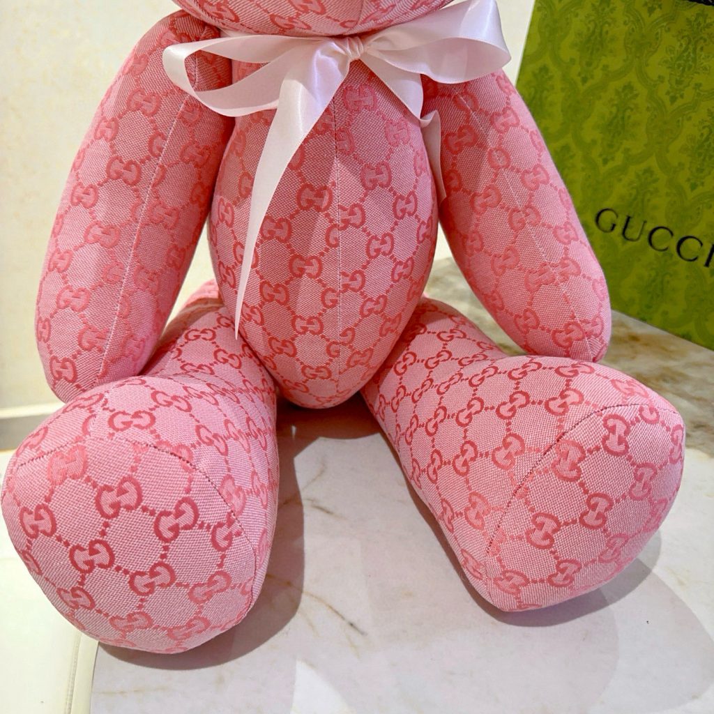 グッチ ピンク ベア デコレーション オブジェ 1色 🐻 - 画像 3