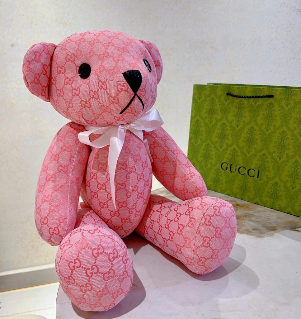 グッチ ピンク ベア デコレーション オブジェ 1色 🐻 - 画像 4