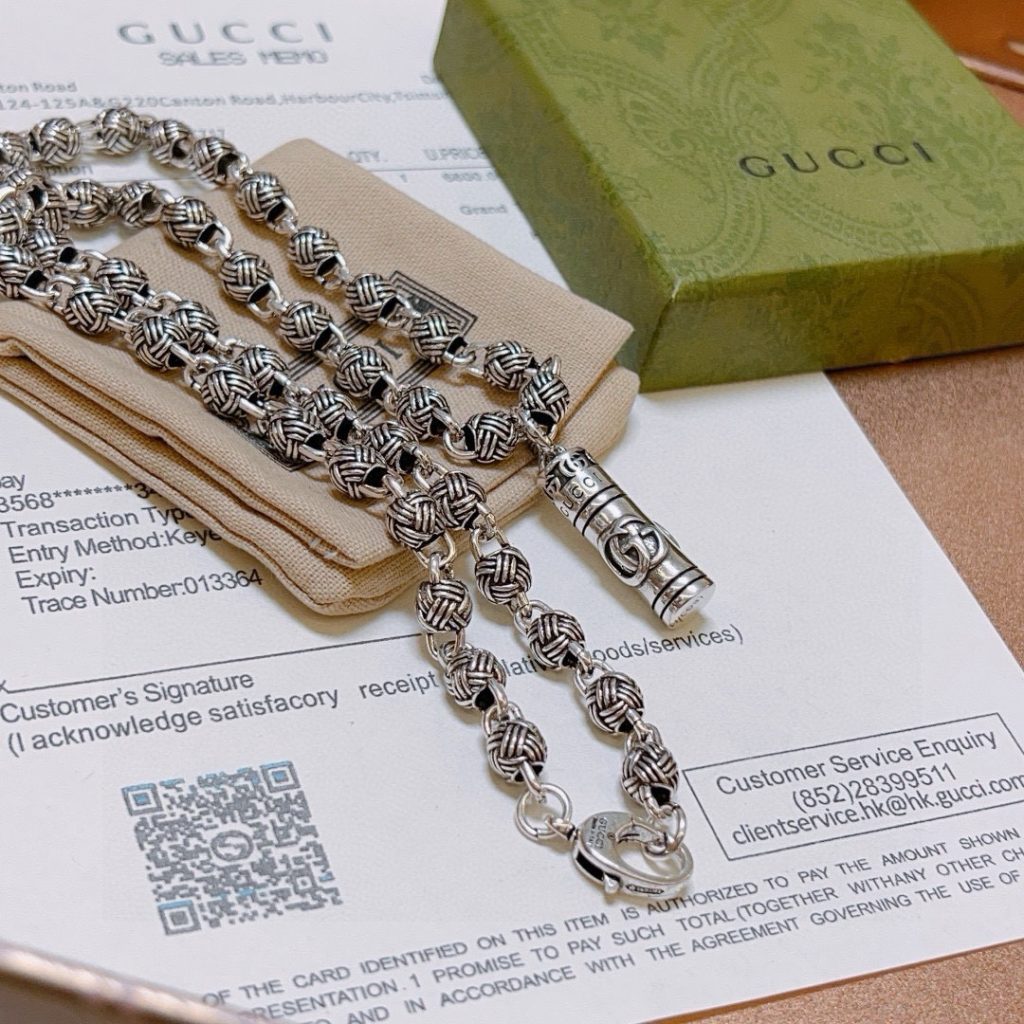 GUCCI ネックレス 4色入 💎 高級感あるデザインで、日常使いにも最適です。 - 画像 5