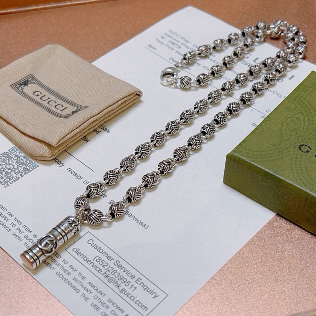 GUCCI ネックレス 4色入 💎 高級感あるデザインで、日常使いにも最適です。 - 画像 8