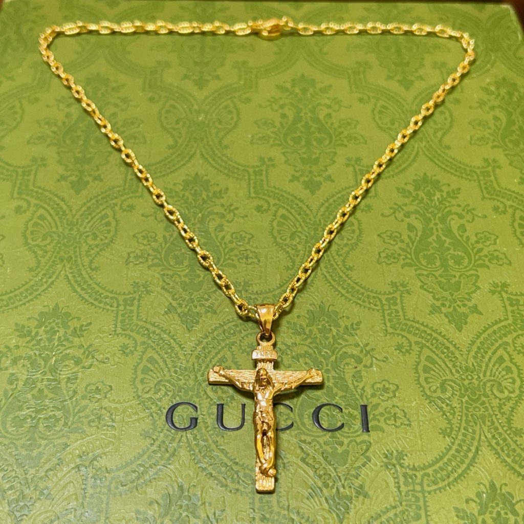 GUCCI クロス ネックレス 1色入 💎 - 画像 2