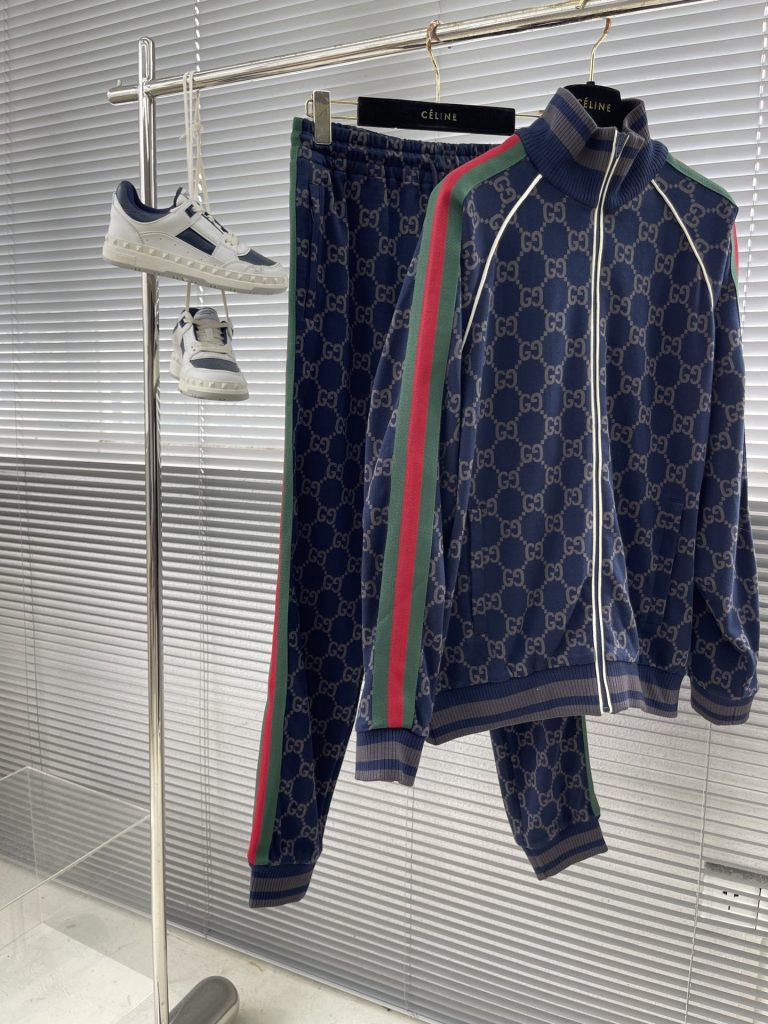 GUCCI メンズ トラックパンツ ブルー 1色入 - 画像 2
