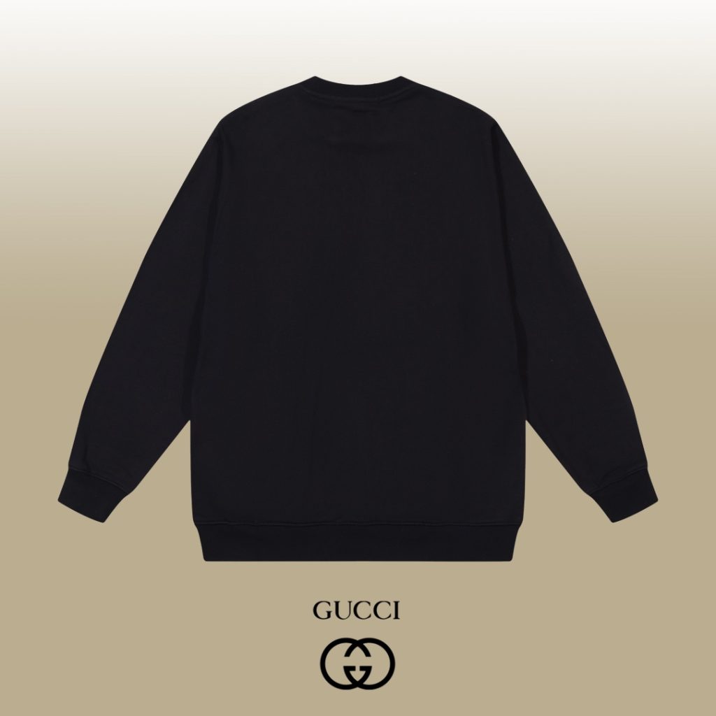 GUCCI ブラック 半袖スウェットシャツ 1色入 - 画像 2
