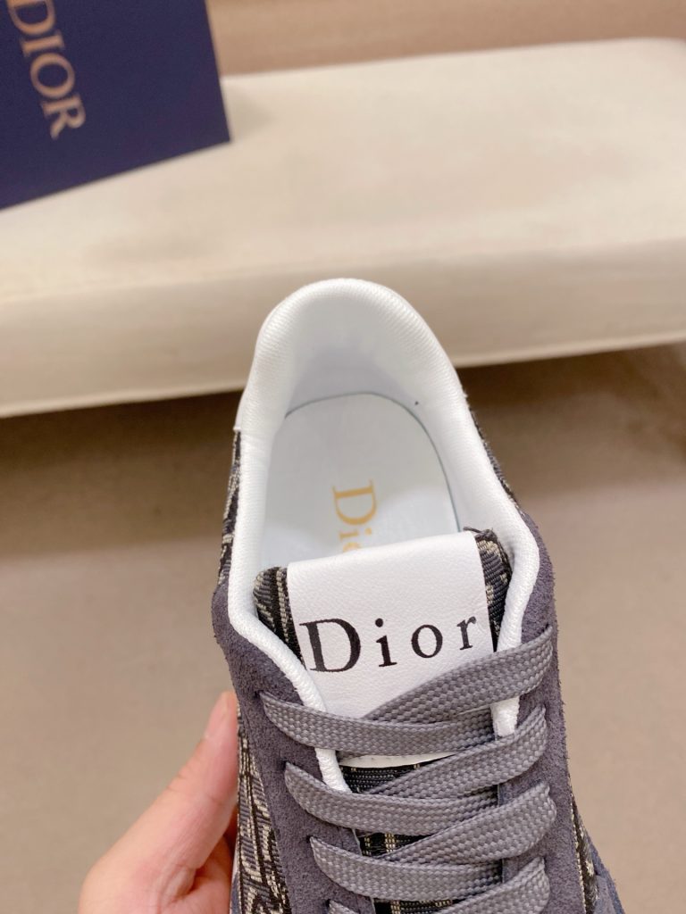 Dior メンズ スニーカー ディオール ロゴ ボリュームソール 灰色 2色入 🟤 - 画像 6