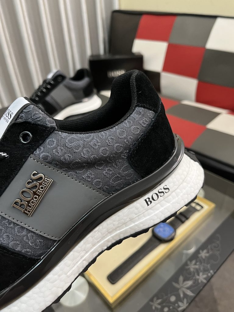 HUGO BOSS men's sneakers ブラック ブラック 2色 メンズ スニーカー 60 - 画像 7