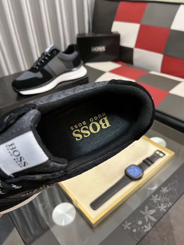HUGO BOSS men's sneakers ブラック ブラック 2色 メンズ スニーカー 60 - 画像 8