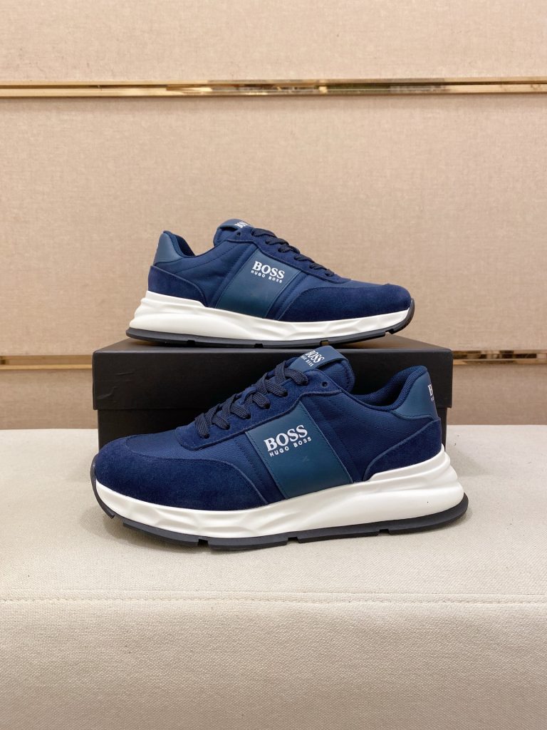 HUGO BOSS メンズスニーカー ブルー 4色入 🥾 78文字 - 画像 7