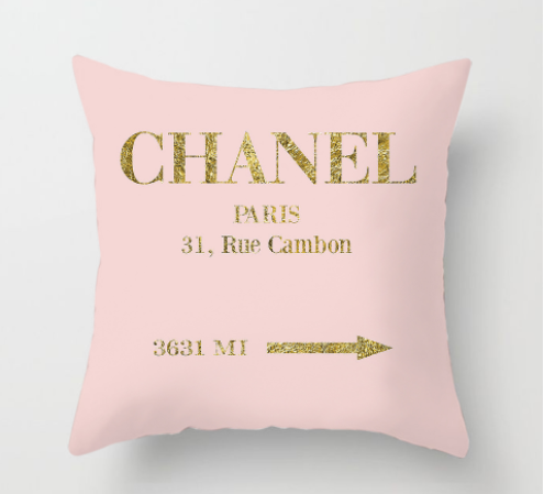CHANEL クッションカバー シャネル 背当て/ベッド用/ソファー用/カー用品 装飾枕カバー 布団カバー - 画像 3