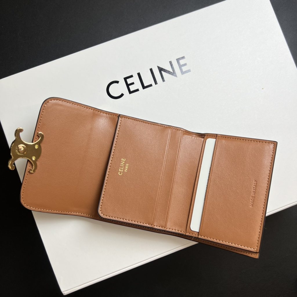 CELINE セリーヌ キャンバス マネークリップ ロゴ デザイン 2点セット - 画像 8