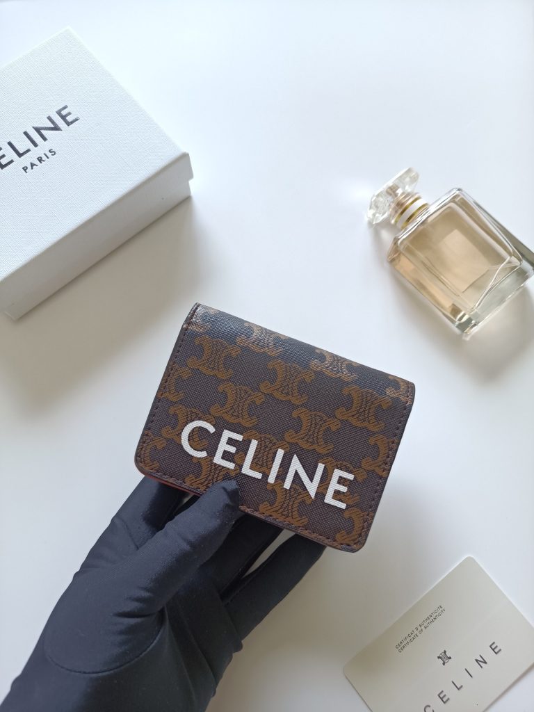 CELINE セリーヌ ロングウォレット ブラウン 2色入 - 画像 4