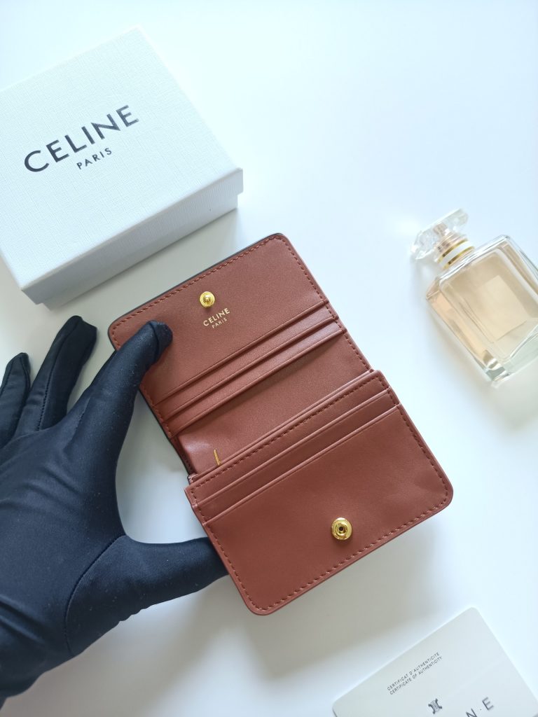 CELINE セリーヌ ロングウォレット ブラウン 2色入 - 画像 5