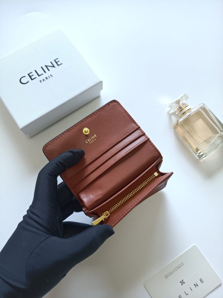 CELINE セリーヌ ロングウォレット ブラウン 2色入 - 画像 6