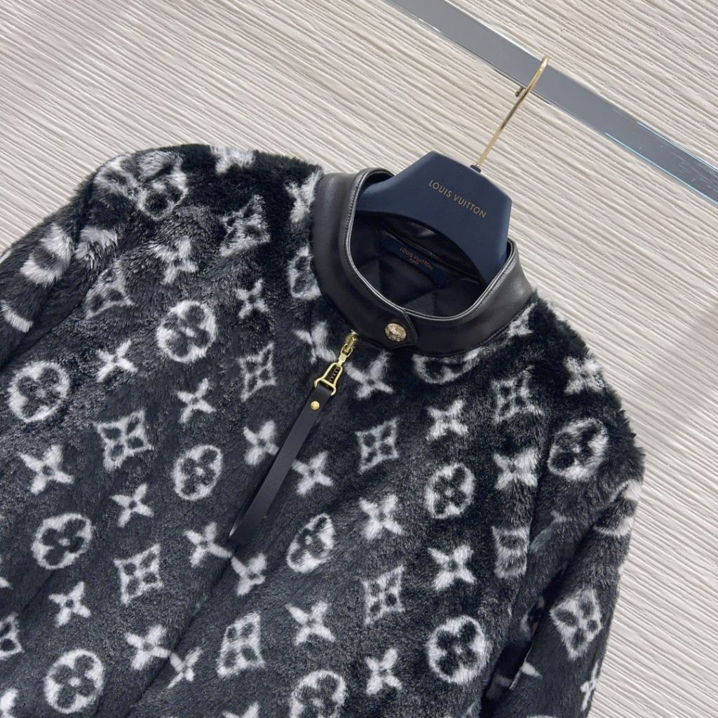 LOUIS VUITTON モノグラム ファー バイザー | ブラック | VCGW05 - 画像 2