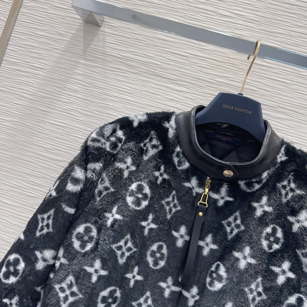 LOUIS VUITTON モノグラム ファー バイザー | ブラック | VCGW05 - 画像 3