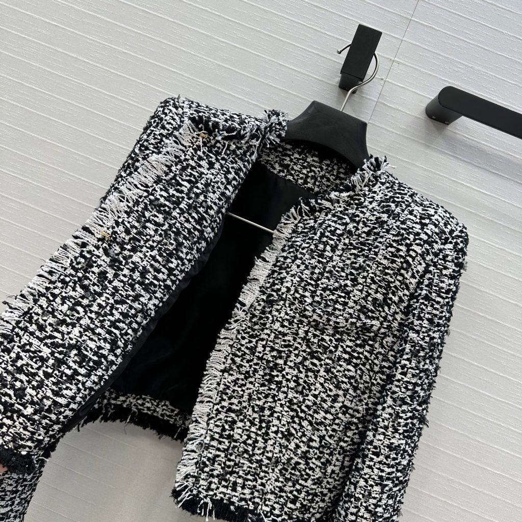 Balma25 フランジェットジャケット | ブラック/ホワイト 3D立体 パンツ付き - 画像 6