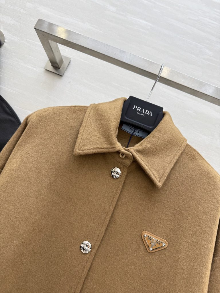 PRADA ニットジャケット 500 ワンガード ブラウン - 画像 2