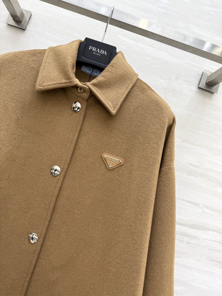 PRADA ニットジャケット 500 ワンガード ブラウン - 画像 4