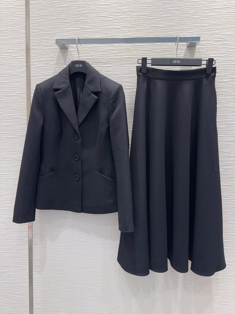 DIOR 310 ウエストゴム ブラック ポリエステル75% レーヨン23% - 画像 8