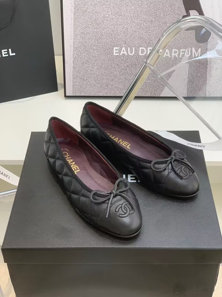 CHANEL　シャネル　女性　CHANELバレリーナ　フラットシューズ　パンプス　ポインテッドトゥ　レディース靴ベルサーチ　選べる9色 - 画像 2