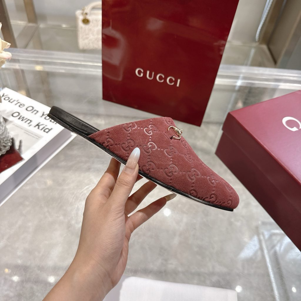 GUCCI グッチ モカシン フラットシューズ レディース レザー ブラック 全1色 - 画像 4