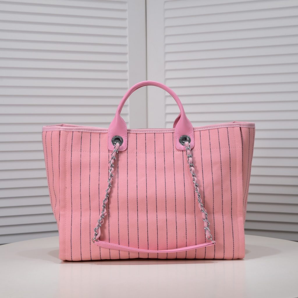 シャネル　CHANEL　ラージ ショッピング バッグ　ドーヴィル　チェンートートバッグ　レディース　大容量！バッグ　4色 - 画像 6