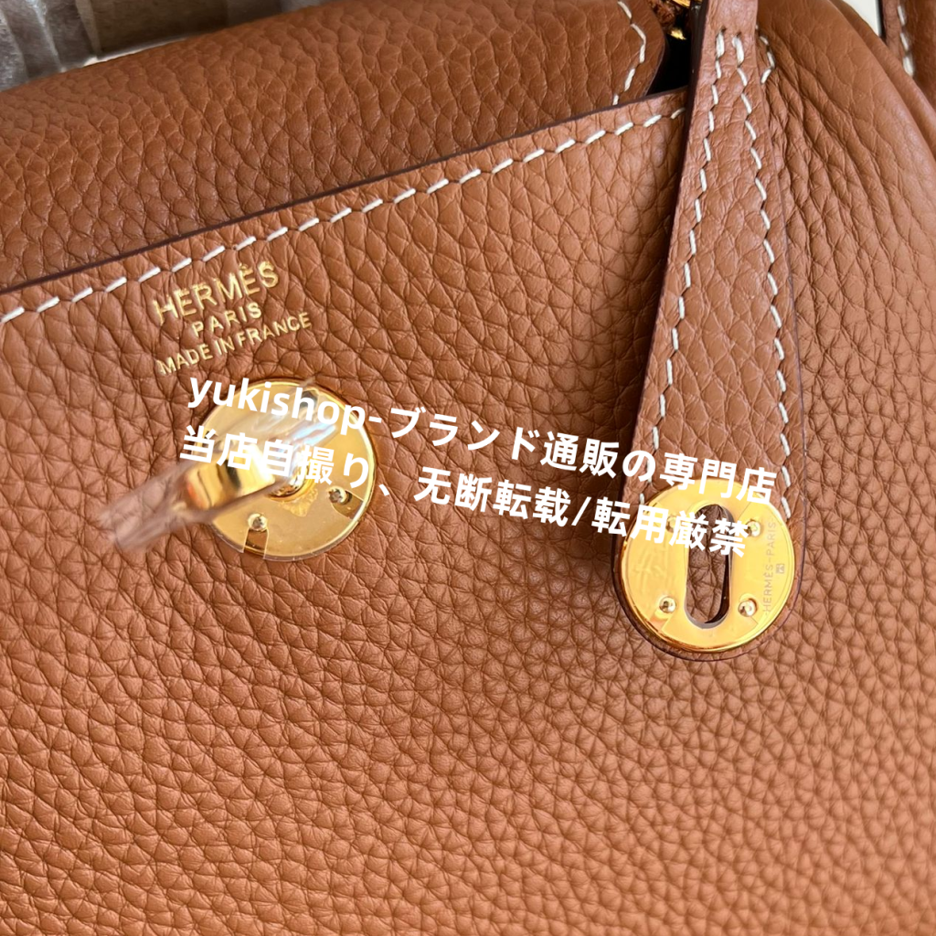 エルメス/HERMES 2way ショルダーバッグ リンディミニ 10色入れ シルバー/ゴールド金具 Lindy Mini - 画像 3