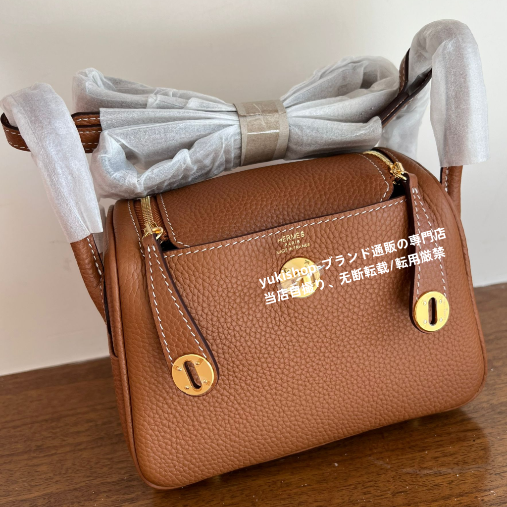 エルメス/HERMES 2way ショルダーバッグ リンディミニ 10色入れ シルバー/ゴールド金具 Lindy Mini - 画像 2