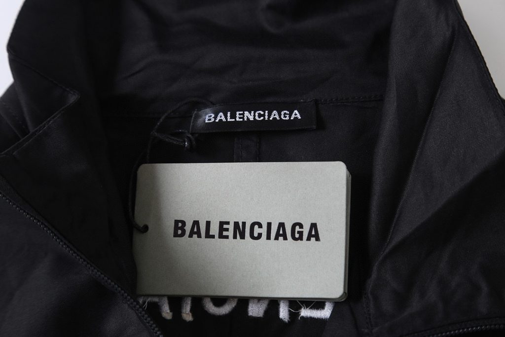 BALENCIAGA バレンシアガ 58 接后背刺 冲 衣 ブラックオーリオ - 画像 8