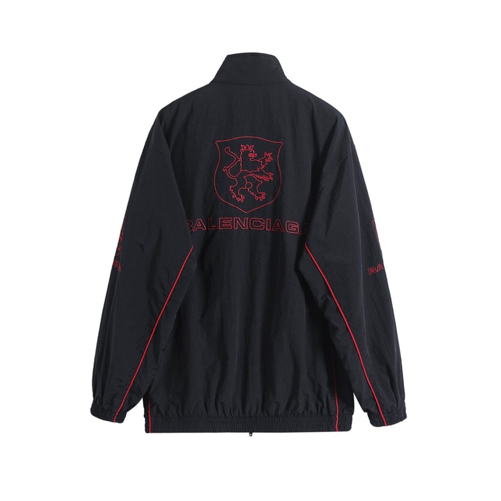 BALenciaga バレンシアガ フルジップジャケット 通勤 ファッション 通勤 通学 ブラック - 画像 2