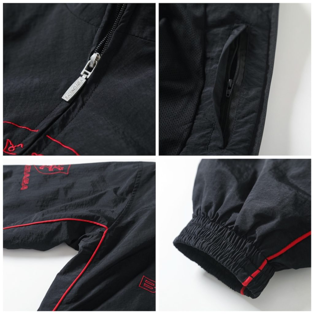 BALenciaga バレンシアガ フルジップジャケット 通勤 ファッション 通勤 通学 ブラック - 画像 7