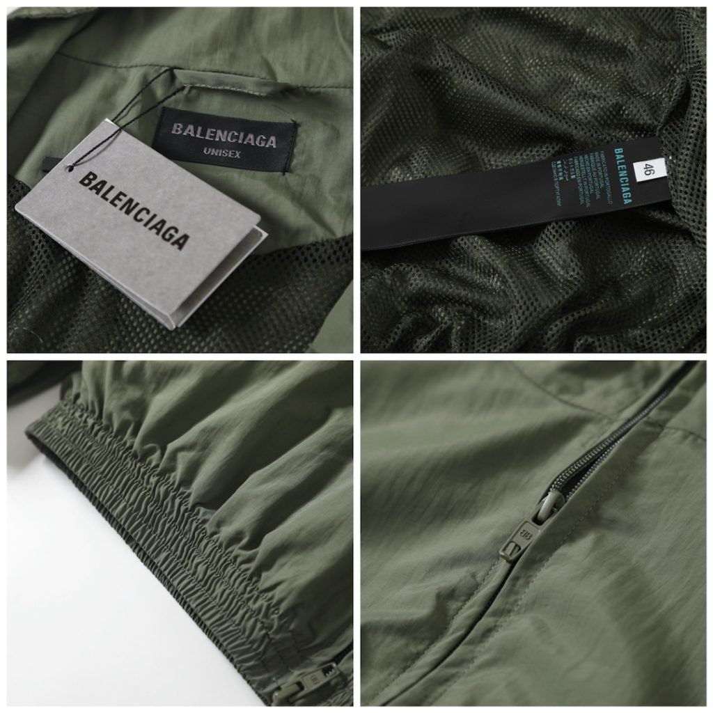 BALENCIAGA バレンシアガ フライトジャケット 71双B黒 墨 防水冲 衣 克 墨 - 画像 8