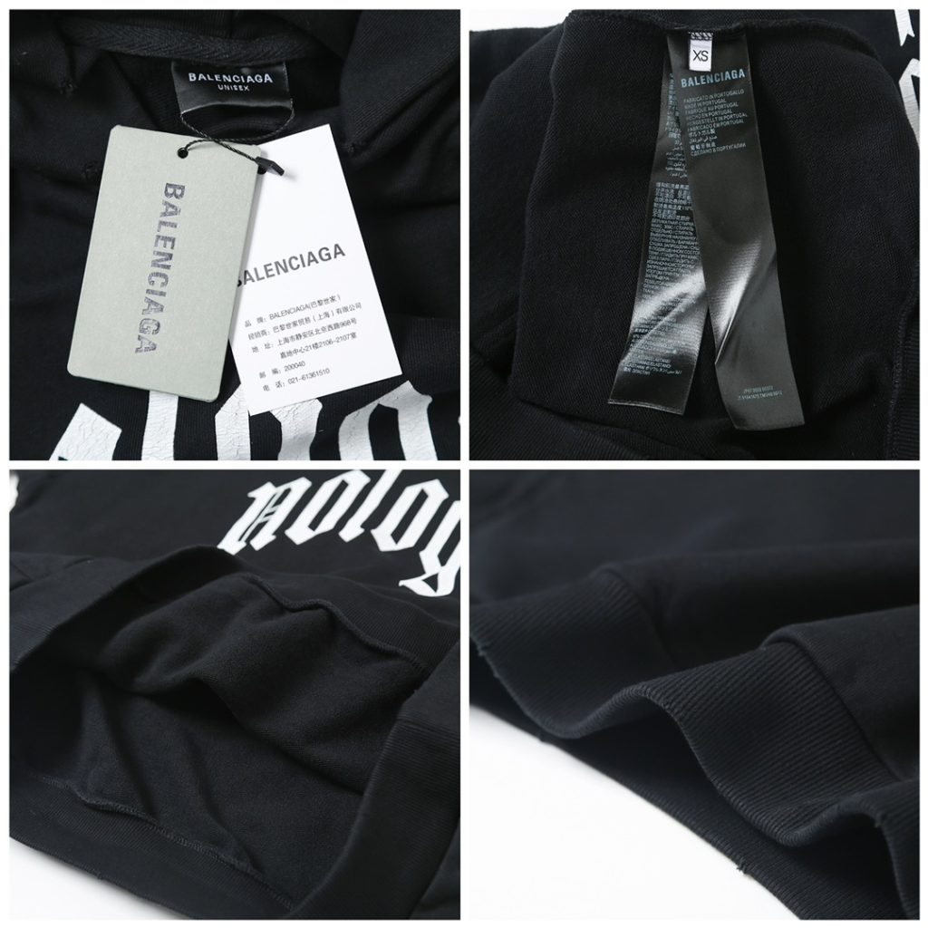 BALENCIAGA バレンシアガ フーディー ブラック - 画像 8