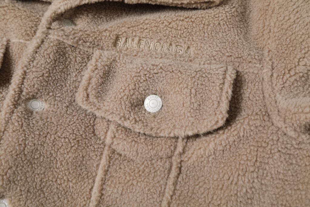 BALENCIAGA バレンシアガ ファー ブルゾン カーキ - 画像 6