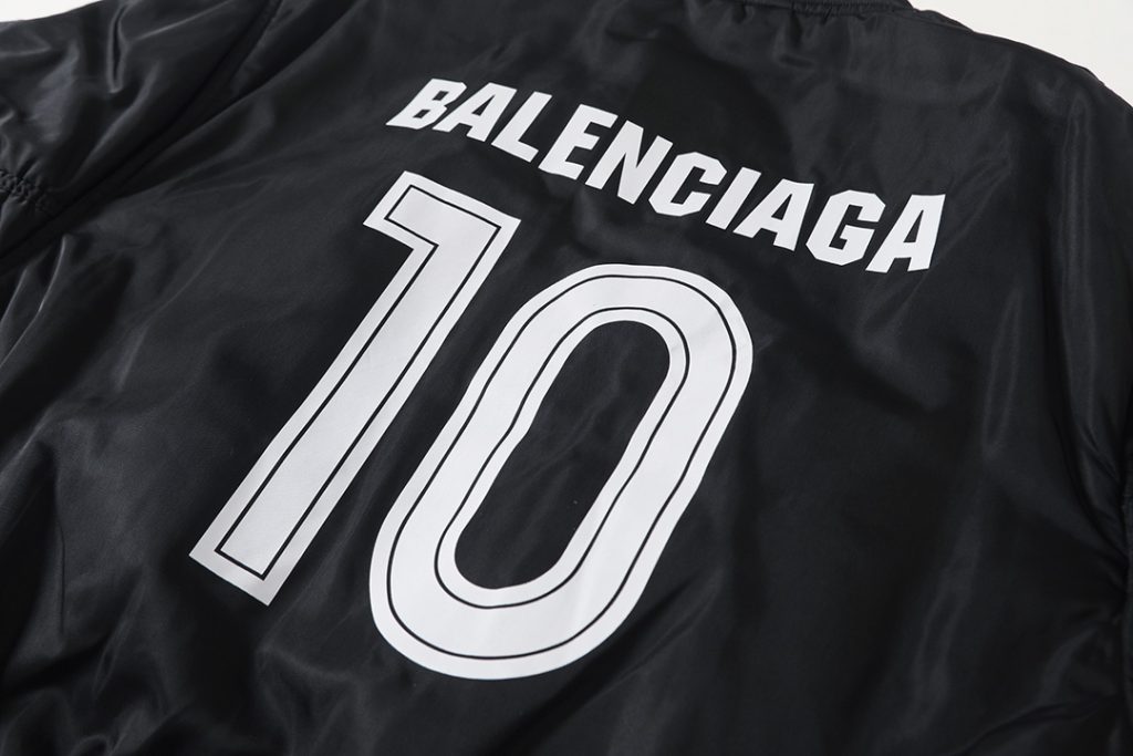 BALENCIAGA バレンシアガ フライトジャケット 本革 ブラック - 画像 4
