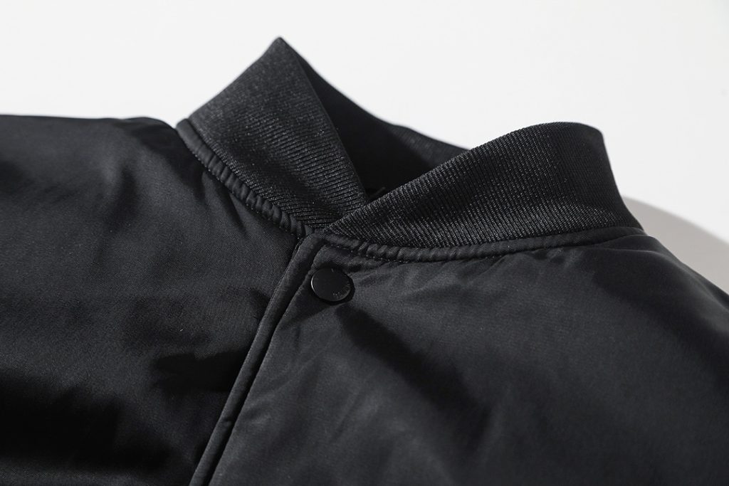 BALENCIAGA バレンシアガ フライトジャケット リブ袖 ブラック - 画像 4