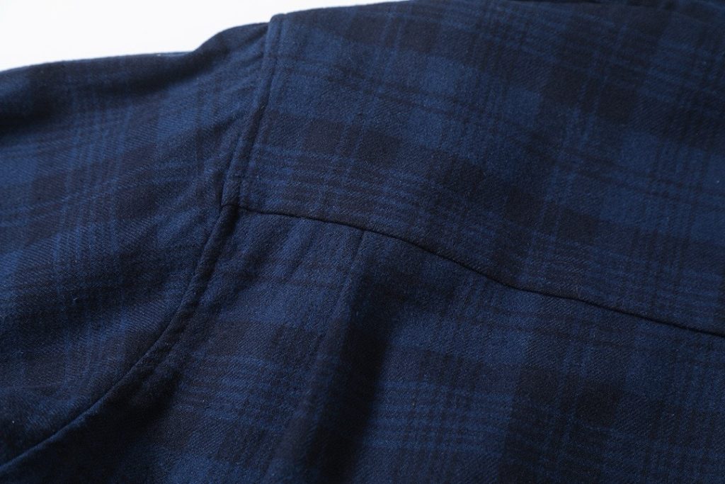BALENCIAGA バレンシアガ フラッグシャツ 藏青格 法 帽 衫外套 藏青 - 画像 6