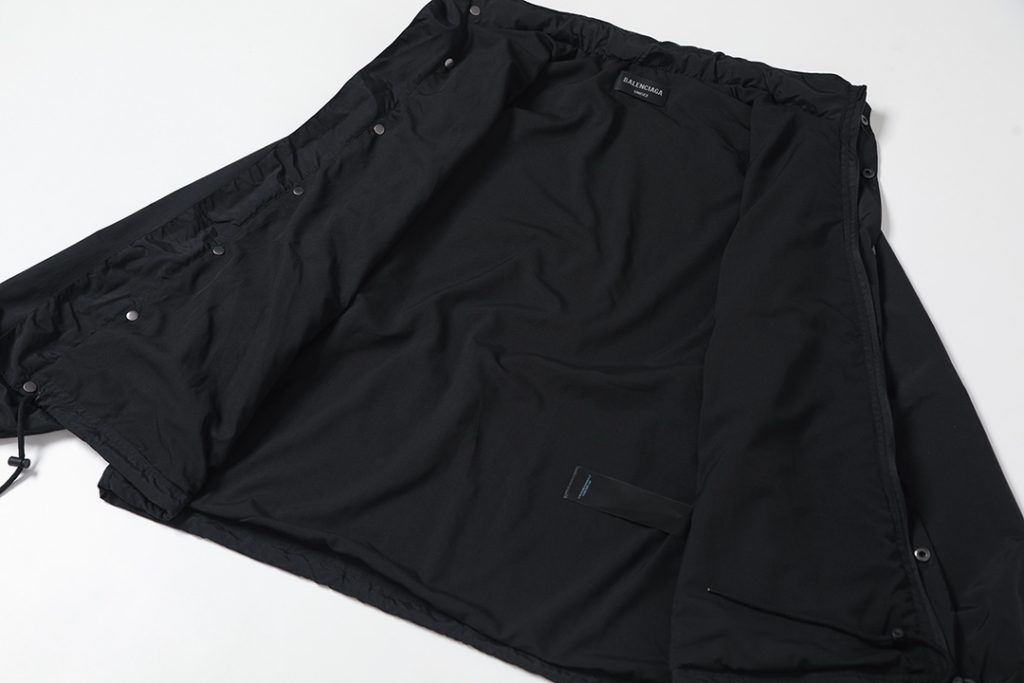 BALENCIAGA バレンシアガ フラップ付きスプリングジャケット 本革 ブラック - 画像 3