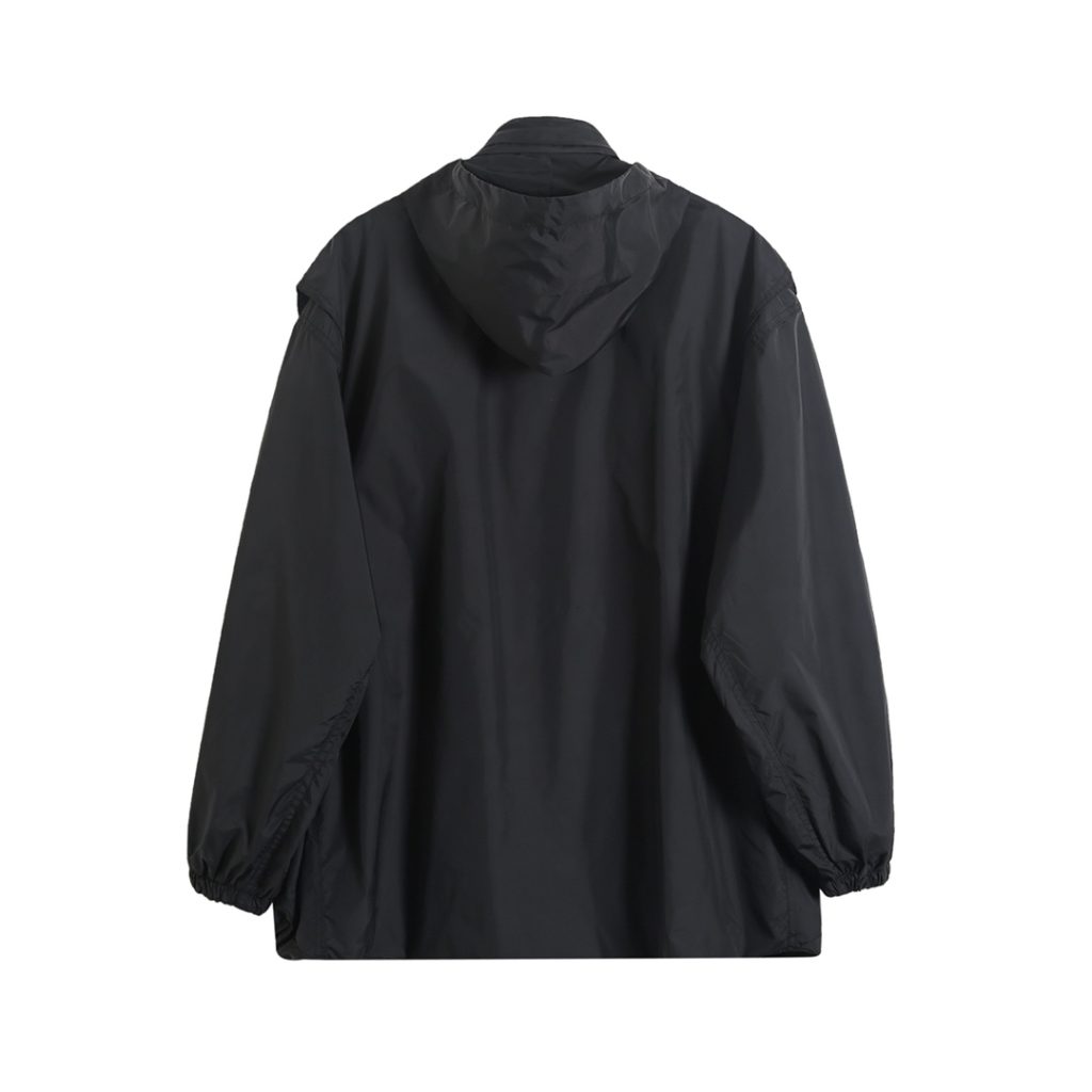 BALENCIAGA バレンシアガ フード付きベスト ブラック - 画像 2