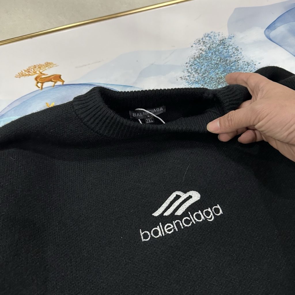 BALENCIAGA バレンシアガ ニットセーター ブラック - 画像 6