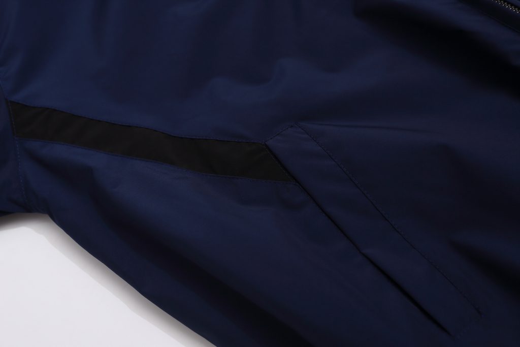 M COTTON フルジップパーカー 通勤 通学 ファッション ブラック ホワイト 全2色 - 画像 7