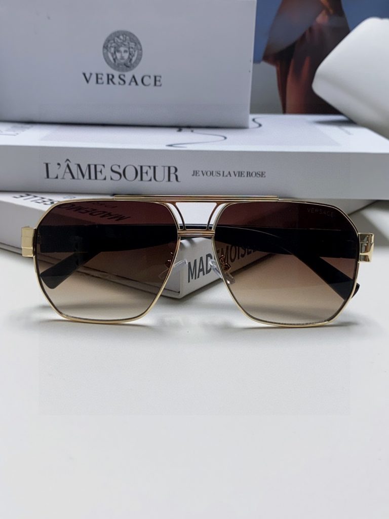 VERSACE ヴェルサーチ メンズ サングラス ゴールドフレーム メディウスヘッドロゴ 31138 ブラック ブラウン ブルー レディース 多色展開 - 画像 8