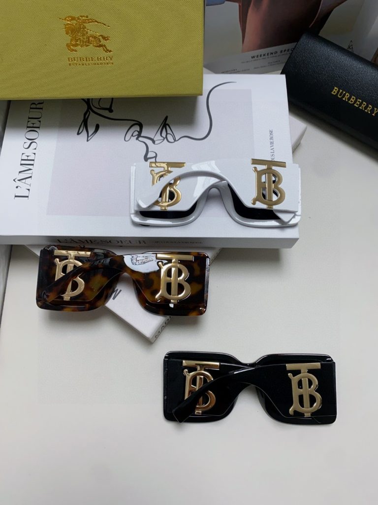 BURBERRY バーバリーメガネ ビッグフレーム ミラー レディース 31416 多色展開 - 画像 2