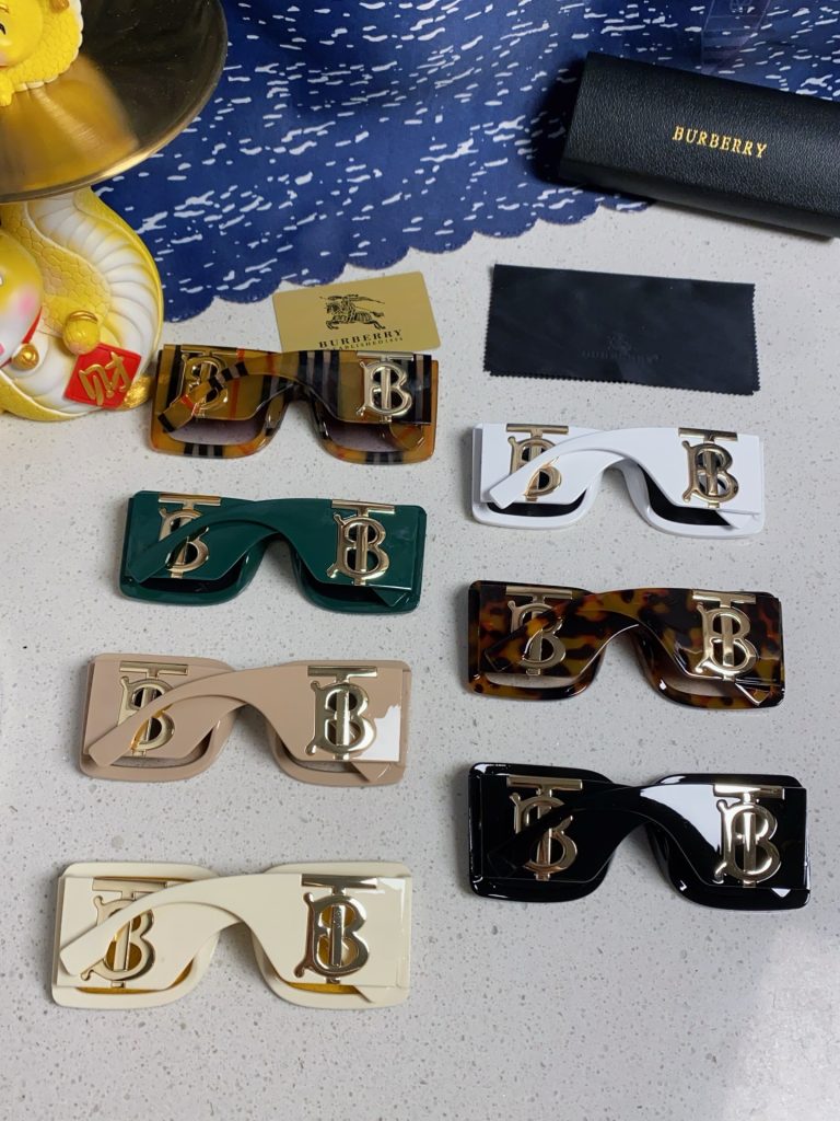 BURBERRY バーバリー サングラス BE4406U 大サイズ Bロゴ フレーム レディース ピンク 多色展開 - 画像 2