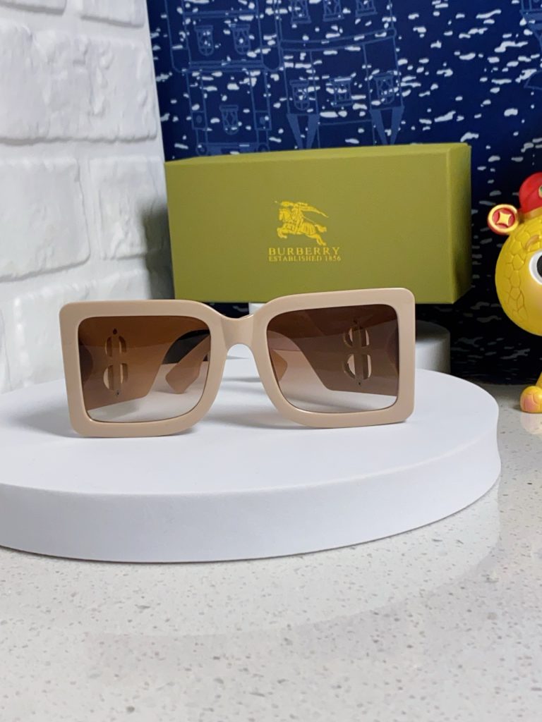 BURBERRY バーバリー サングラス BE4406U 大サイズ Bロゴ フレーム レディース ピンク 多色展開 - 画像 5