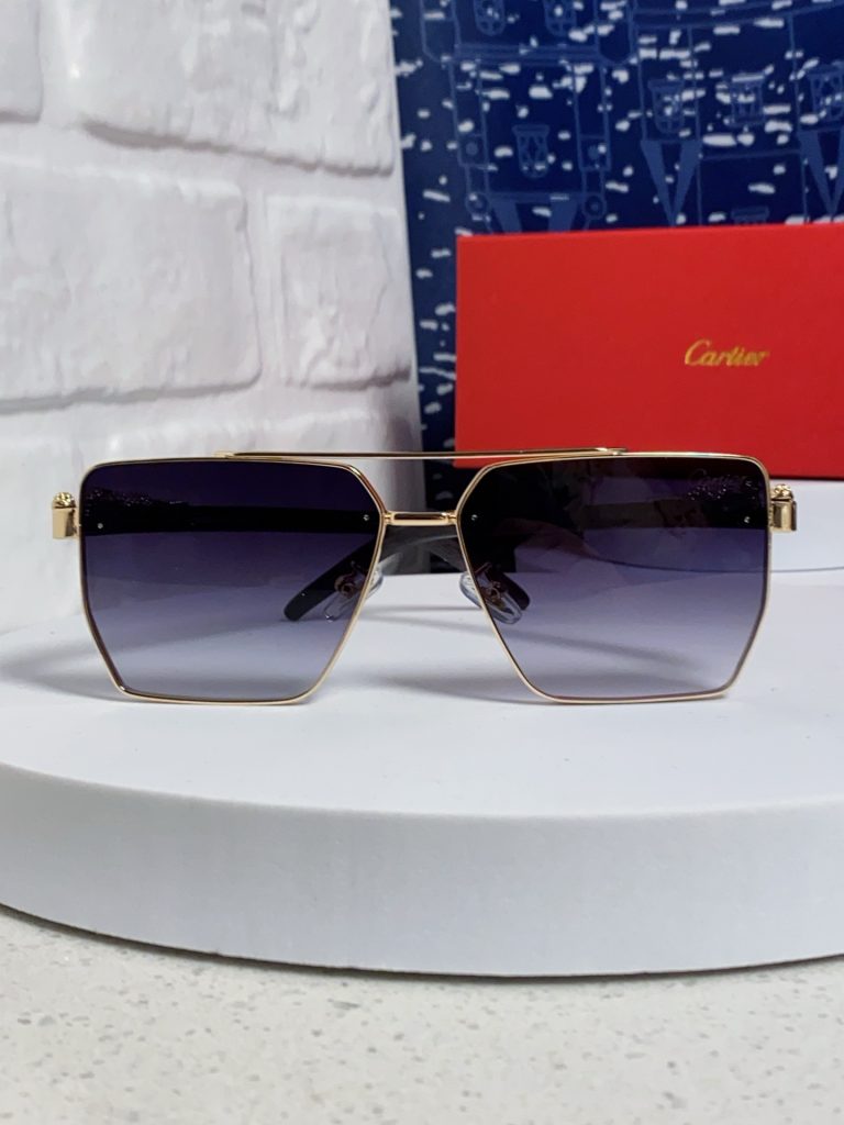 Cartier カルティエ フレームサングラス メンズ フレーム ショップ 高級感 グラデーション 2025年新作 ブラック ゴールド レディース 5000円以上 31283 - 画像 5