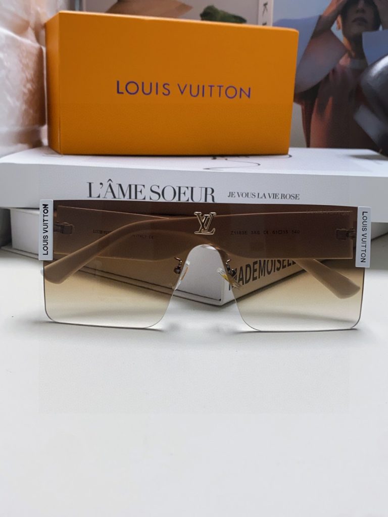 LOUIS VUITTON ルイヴィトン サングラス フレーム メンズ レディース 2024新作 ワンサングラス 金属 メンズレディース兼用 インスタ映え 31296 33296 33298 多色展開 - 画像 6