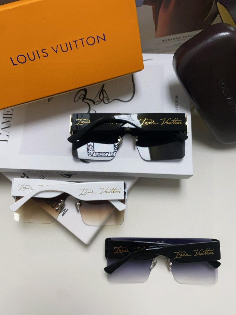 LOUIS VUITTON ルイヴィトン サングラス フレーム メンズ レディース 2024新作 ワンサングラス 金属 メンズレディース兼用 インスタ映え 31296 33296 33298 多色展開 - 画像 8