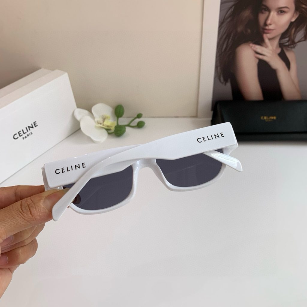 CELINE セリーヌ サングラス フレーム メンズ レディース ホワイト ブラック ブラウン 全3色展開 - 画像 7